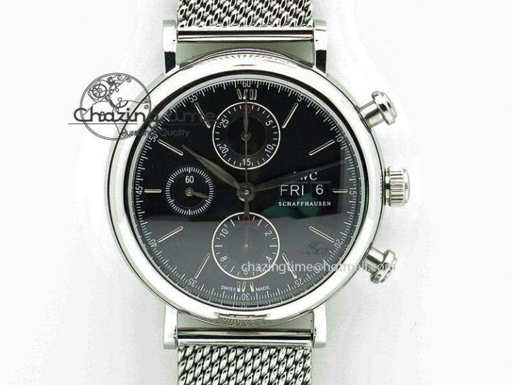 MIROTIME 0201 Aquatimer Chrono IW376803 V6F 1:1 Best Edition Blue Dial On Rubber Strap A WellDesigned 7282